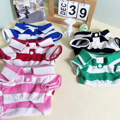 Ozzie - Modern Striped Pet Polo Shirt T-Shirt