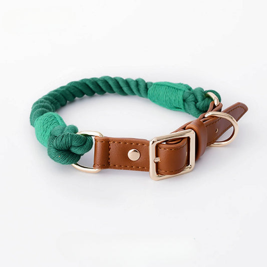 Loofie - Cotton Rope Dog Collar