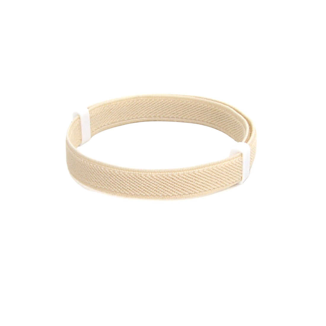 Mokka cat collar wrapped in a circle showing full length and colour