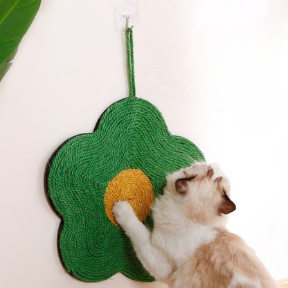 Moo - Flower Hanging Wall Cat Scratcher Toy