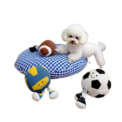 Petkin - Smiling Ball-Shaped Plush Dog toy