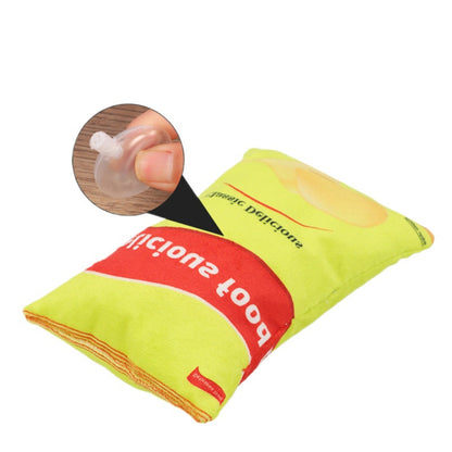 Petkin - Potato Chip Packet Graphic Plush dog toy