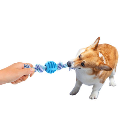 Petkin - Colorful Rope & Ball Dog Toy