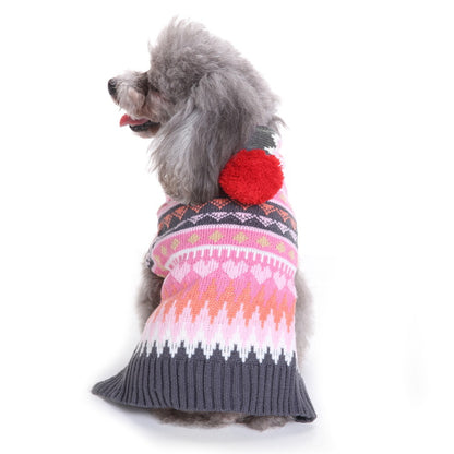Ozzie soft dog pajamas and hat on dog with neutral background