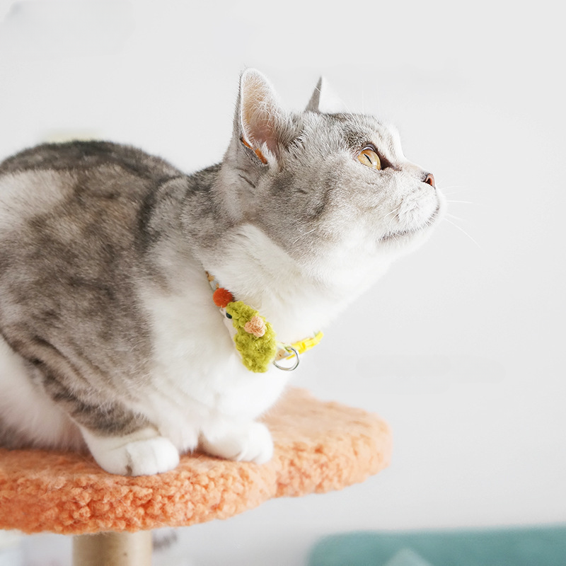 Mokka - Adjustable Cat Collar Hedgehog Design