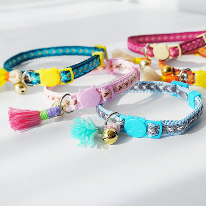 Mokka Cat Collar with Bell in various colors