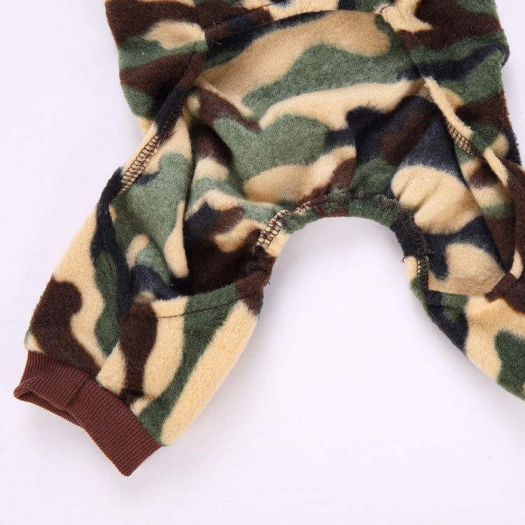 Ozzie Camouflage Dog Sleepwear in various sizes