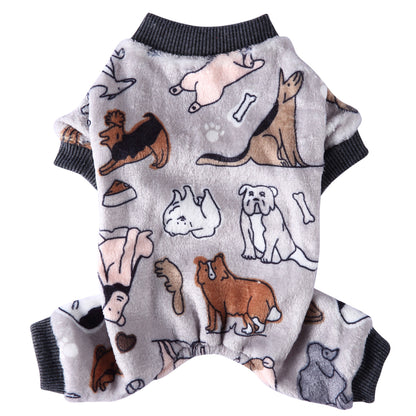 Ozzie dog sweater shown from a side angle