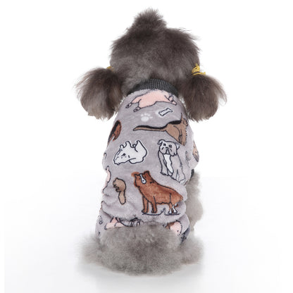 Ozzie dog sweater displayed with sleeves visible