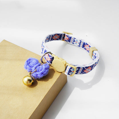 Mokka - Adjustable Cat Collar with Bowknot - Cheerhunting