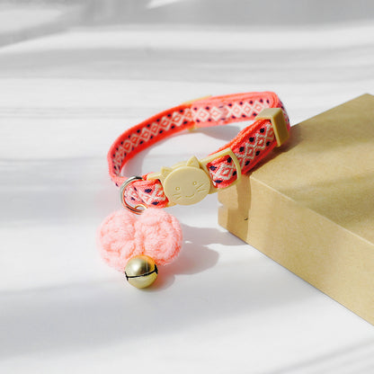 Mokka - Adjustable Cat Collar with Bowknot - Cheerhunting
