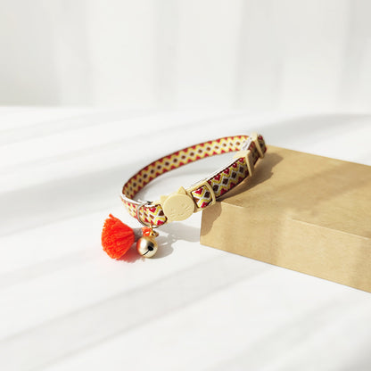 Mokka - Adjustable Cat Collar with Bell - Cheerhunting