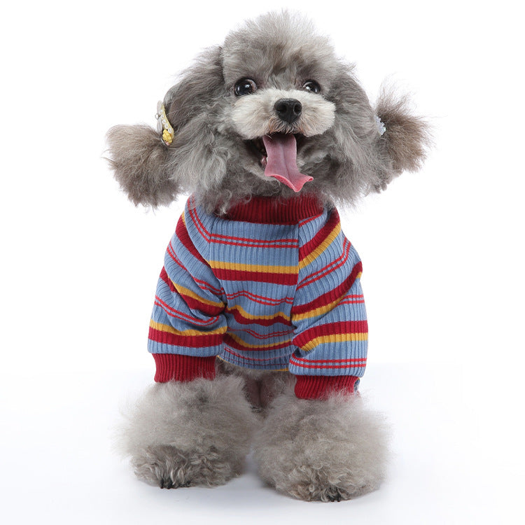 Ozzie - Soft Stripe Dog Pajamas