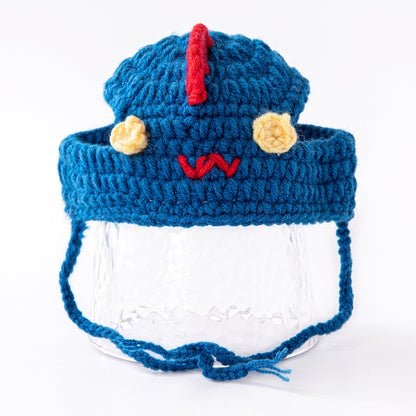 Ozzie small animal pet hat shown with a focus on its front view