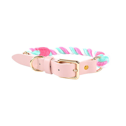 Loofie collar showcasing adjustable sizing for the perfect fit