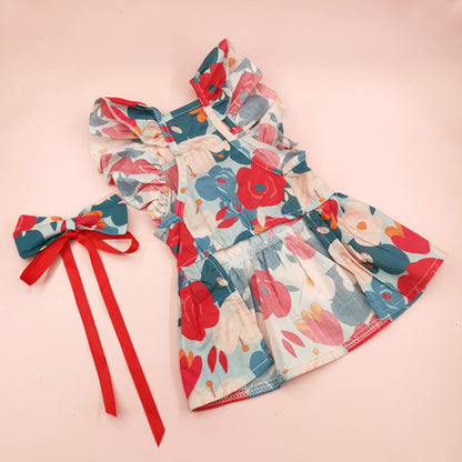 Ozzie - Pet Dress with Bow