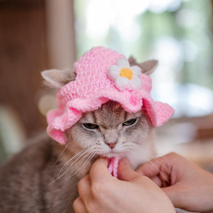 Close-up of Ozzie small animal pet hat highlighting its shape and design