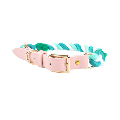 Loofie dog collar and leash set, ideal for daily walks