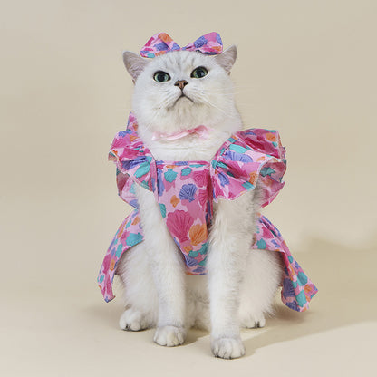 Ozzie - Pet Dress with Bow