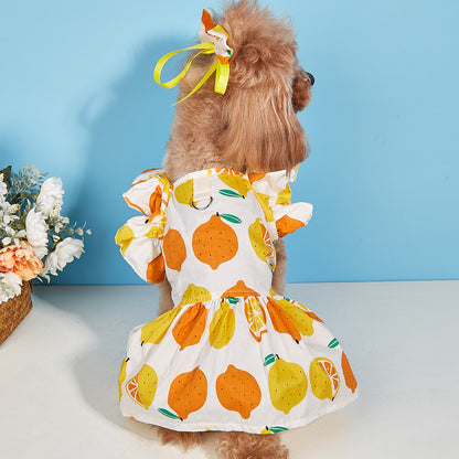 Ozzie - Pet Dress with Bow