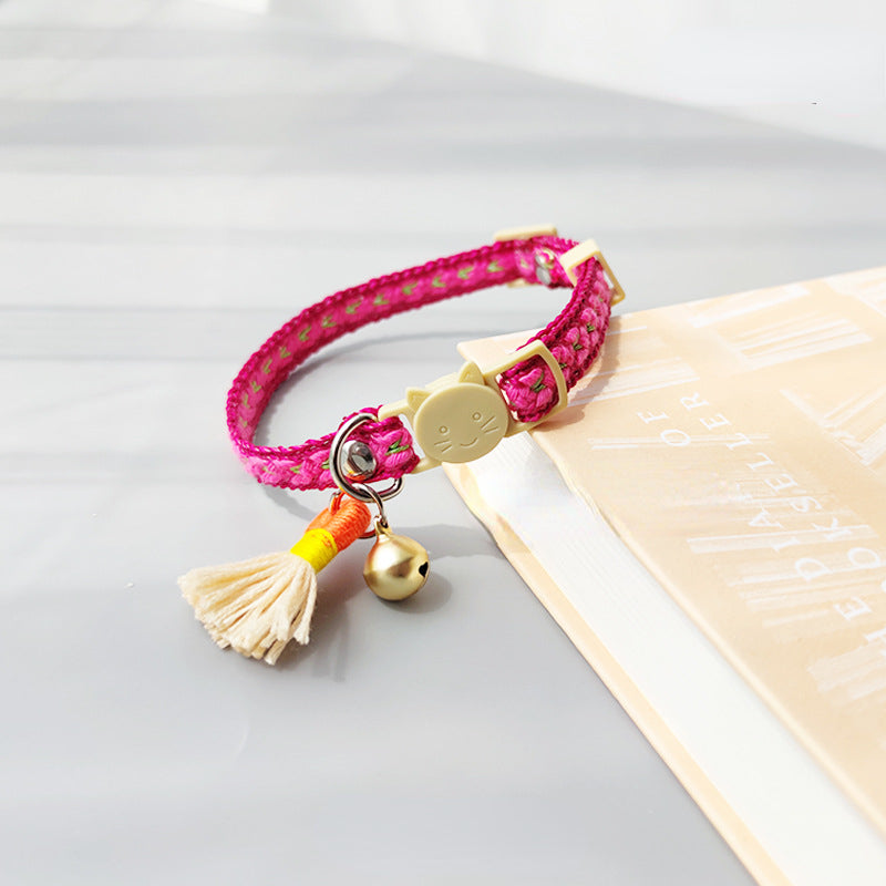 Colorful Mokka Cat Collar with Bell collection