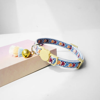 Mokka - Adjustable Cat Collar with Bell - Cheerhunting