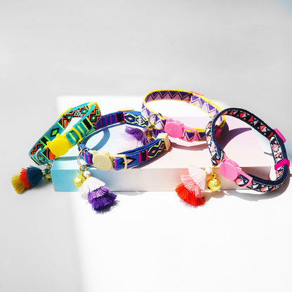 Mokka - Adjustable Cat Collar with Bell - Cheerhunting