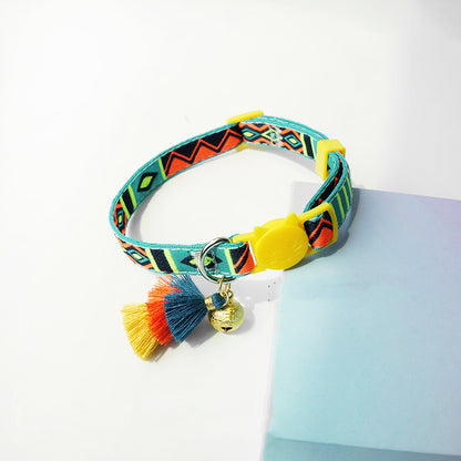 Mokka - Adjustable Cat Collar with Bell - Cheerhunting