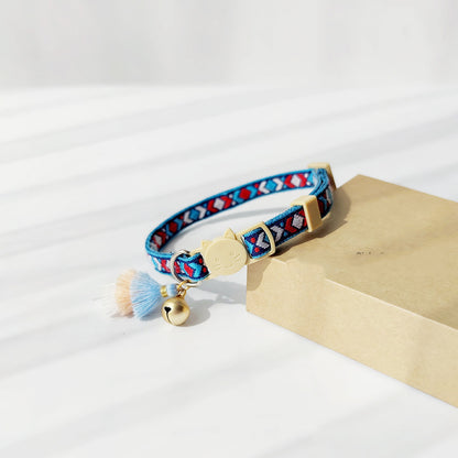 Mokka - Adjustable Cat Collar with Bell - Cheerhunting