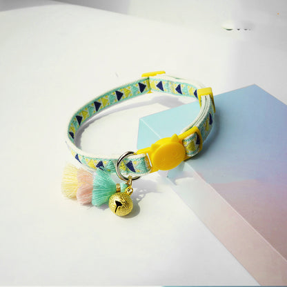 Mokka - Adjustable Cat Collar with Bell - Cheerhunting