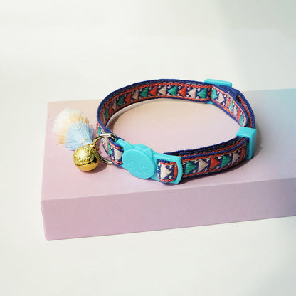 Mokka - Adjustable Cat Collar with Bell - Cheerhunting