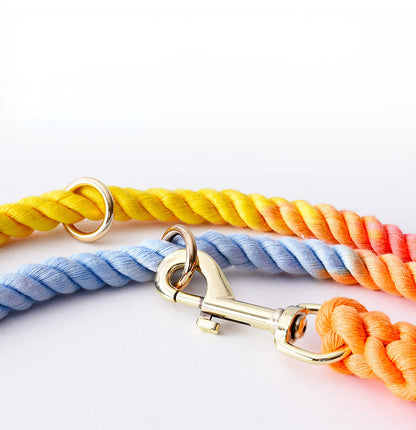 Loofie hands-free dog leash laid flat