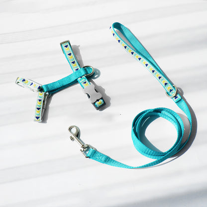 Loofie cat harness with matching leash