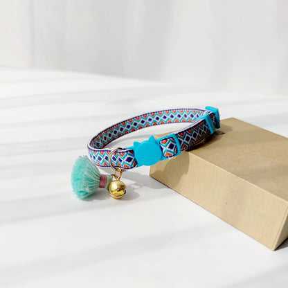 Mokka - Adjustable Cat Collar with Bell - Cheerhunting